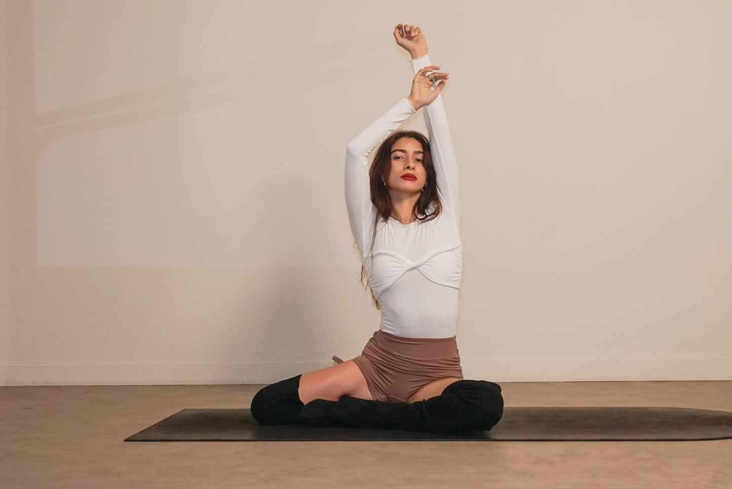 Café au lait - Pilates Bodysuit