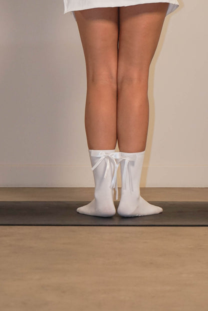 Le bow - Pilates grip socks