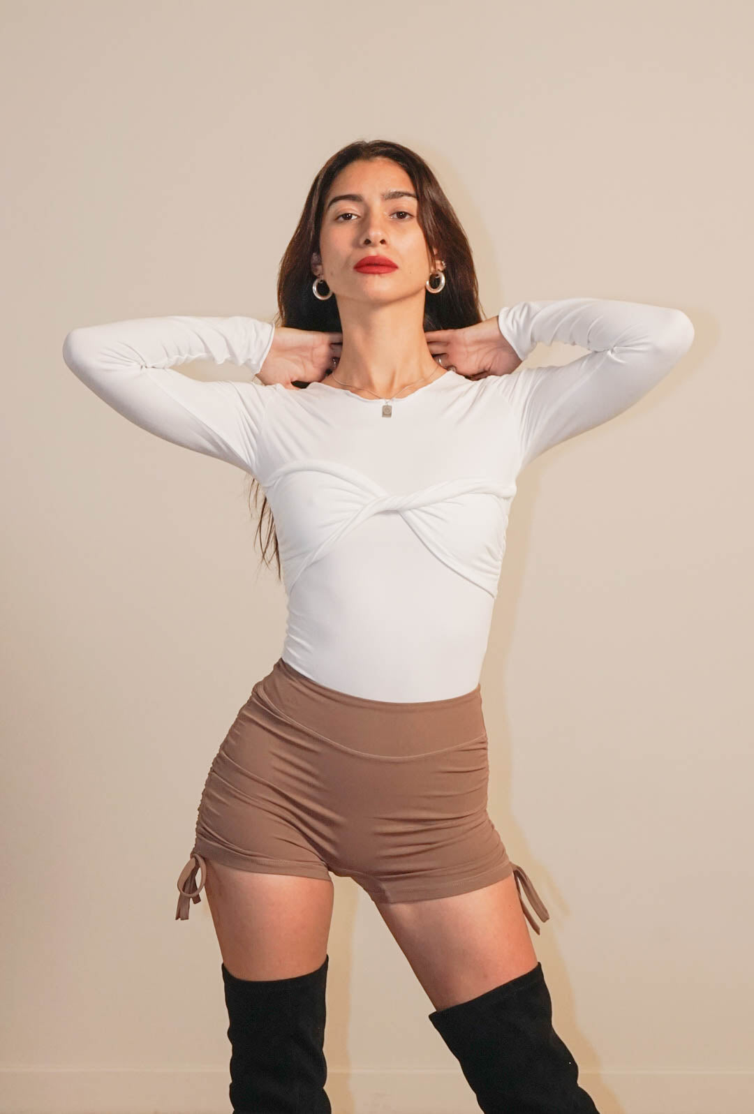 Café au lait - Pilates Bodysuit