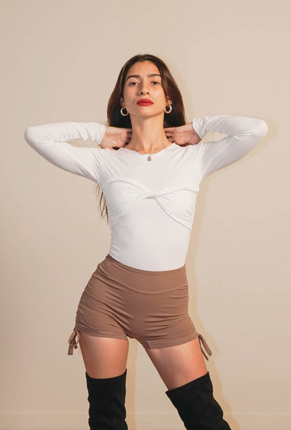 Café au lait - Pilates Bodysuit