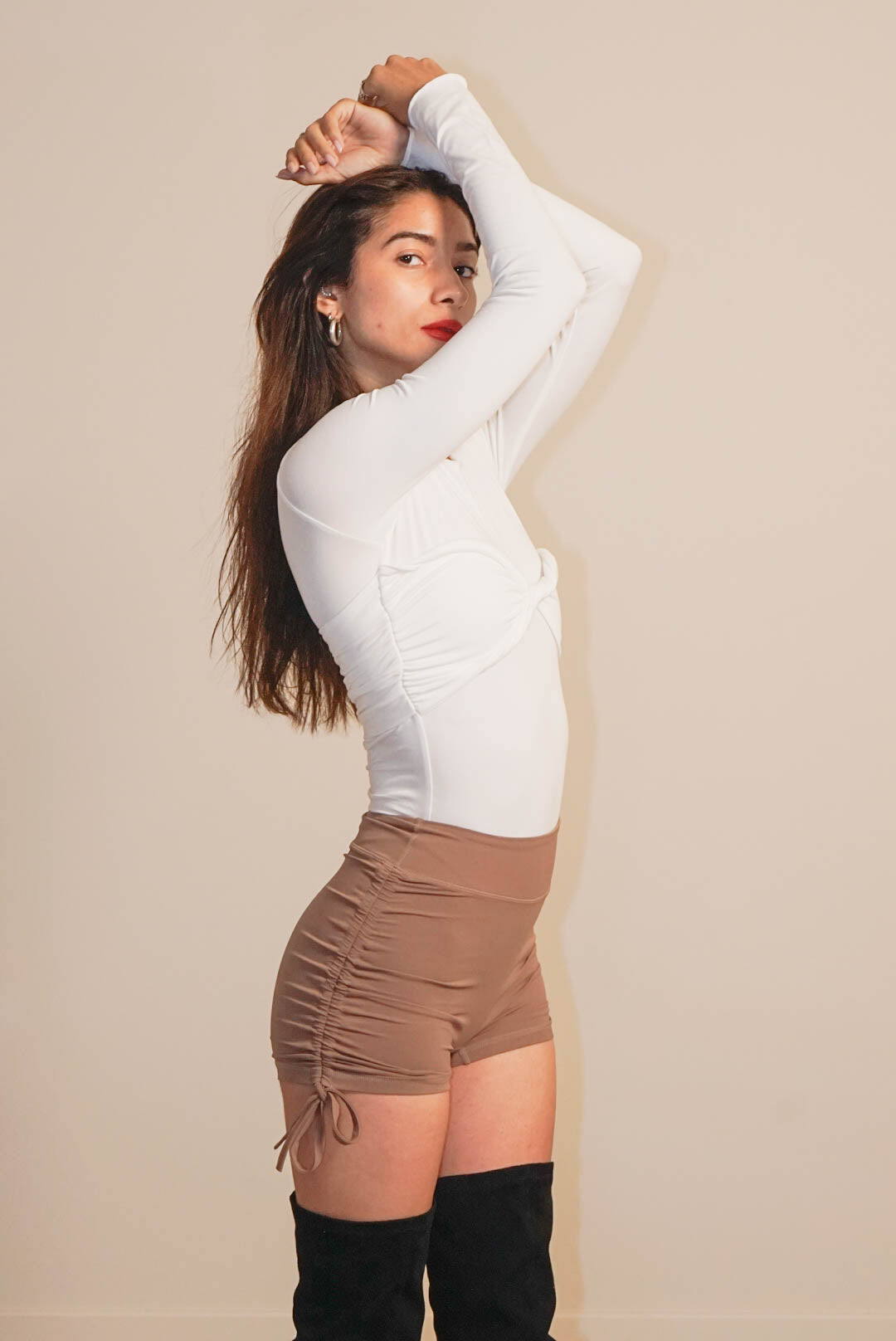 Café au lait - Pilates Bodysuit