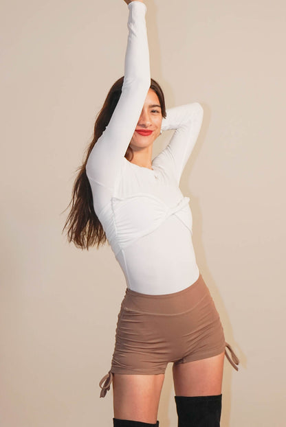 Café au lait - Pilates Bodysuit