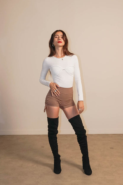 Café au lait - Pilates Bodysuit