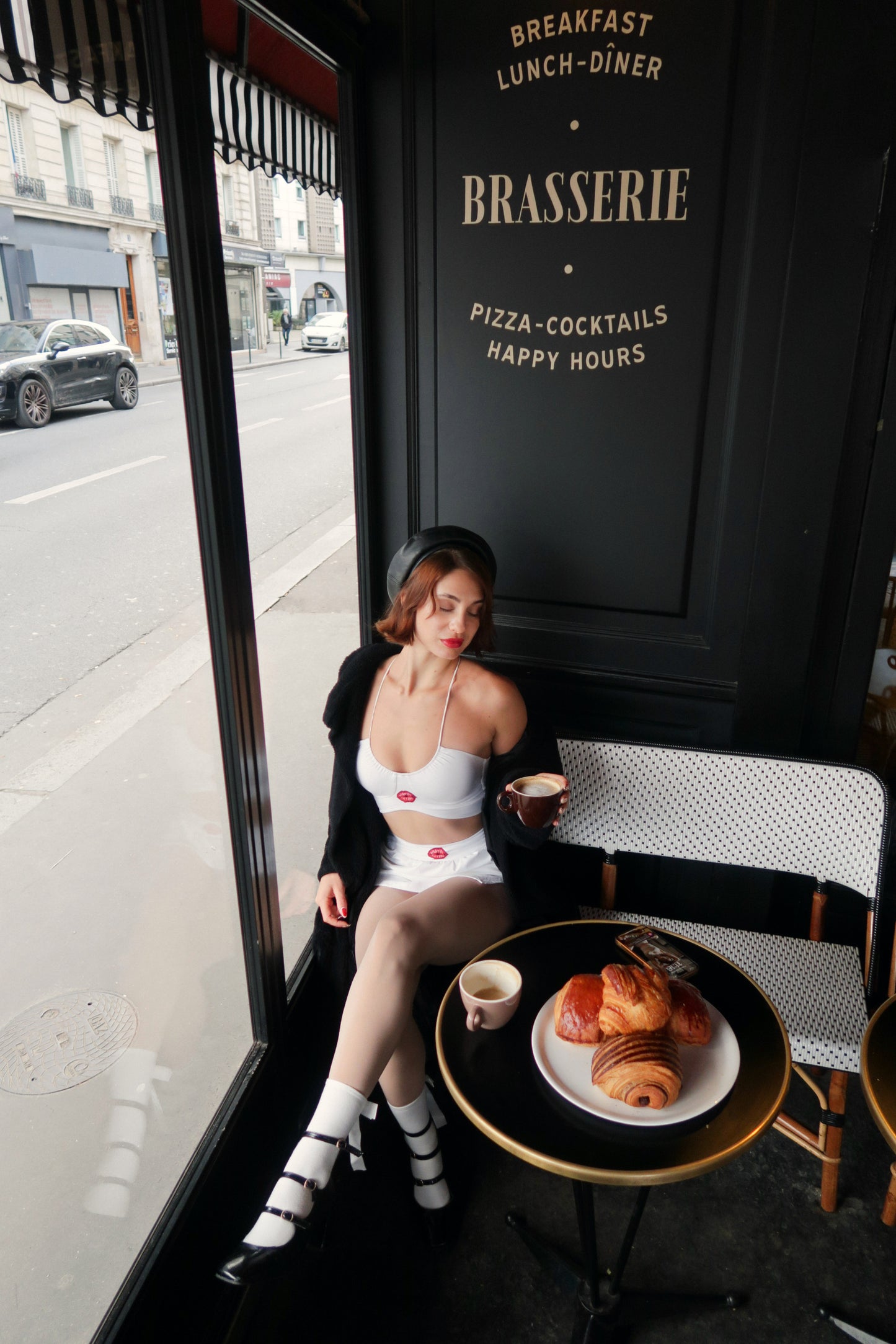 French Kiss - jupe drapée (skort)