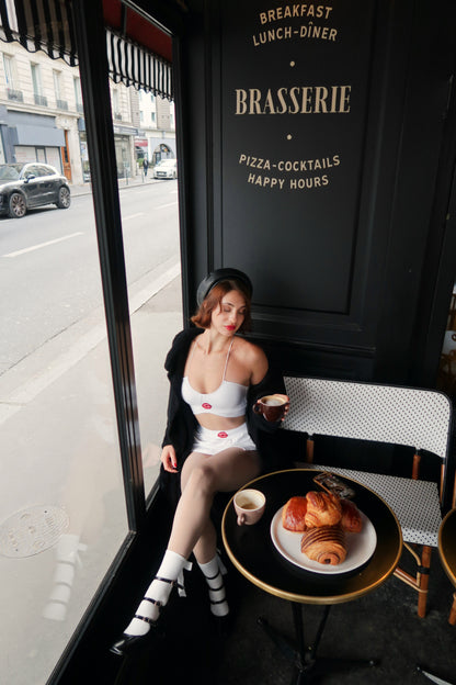 French Kiss - jupe drapée (skort)